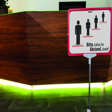 Plakatrahmensystem - Ständer der Serie 100