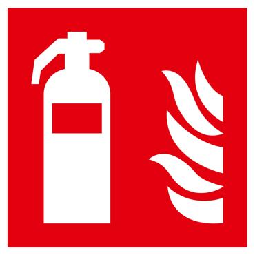 Leuchtfeuerschutzschild Winkelschild Feuerlöscher