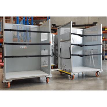 Rollcontainer in L-Form